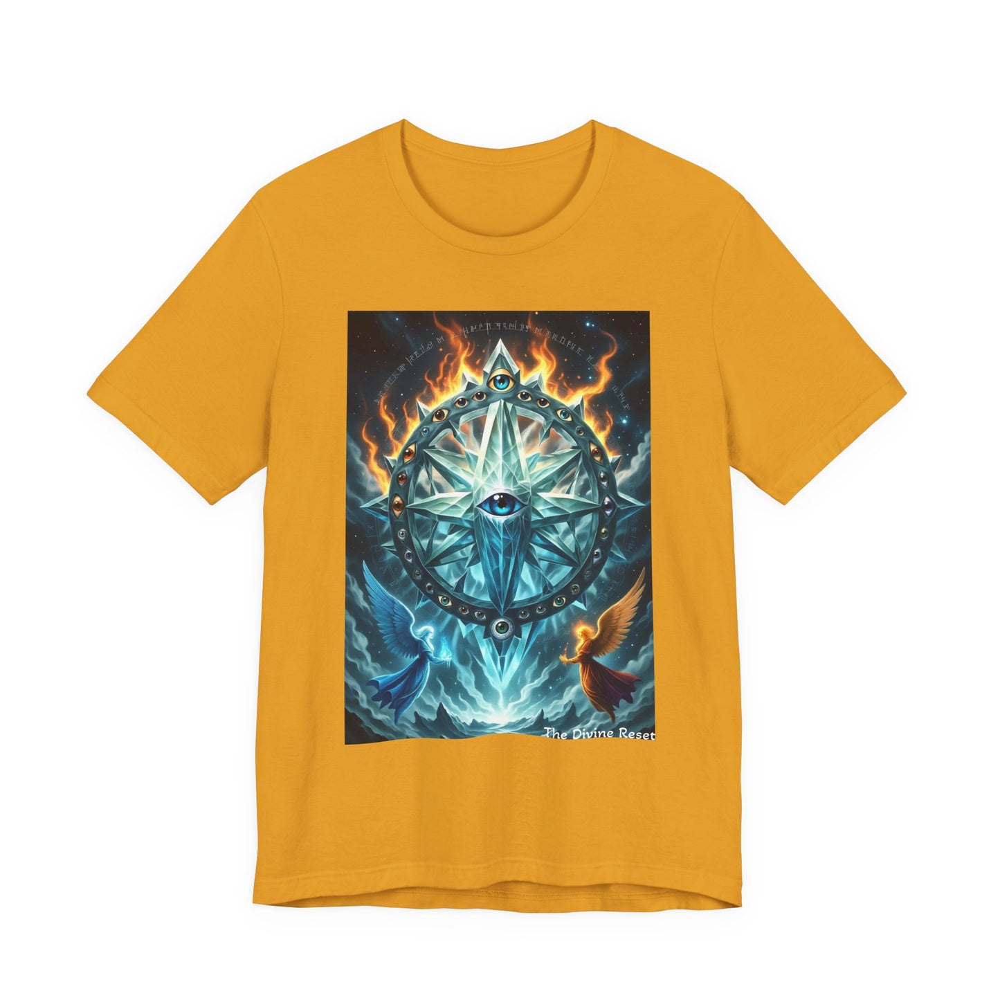 Mystical Compass Tee, Unisex Short Sleeve T-Shirt, Adventure Shirt, Boho Style Tee, Gift for Explorers, Casual Wear