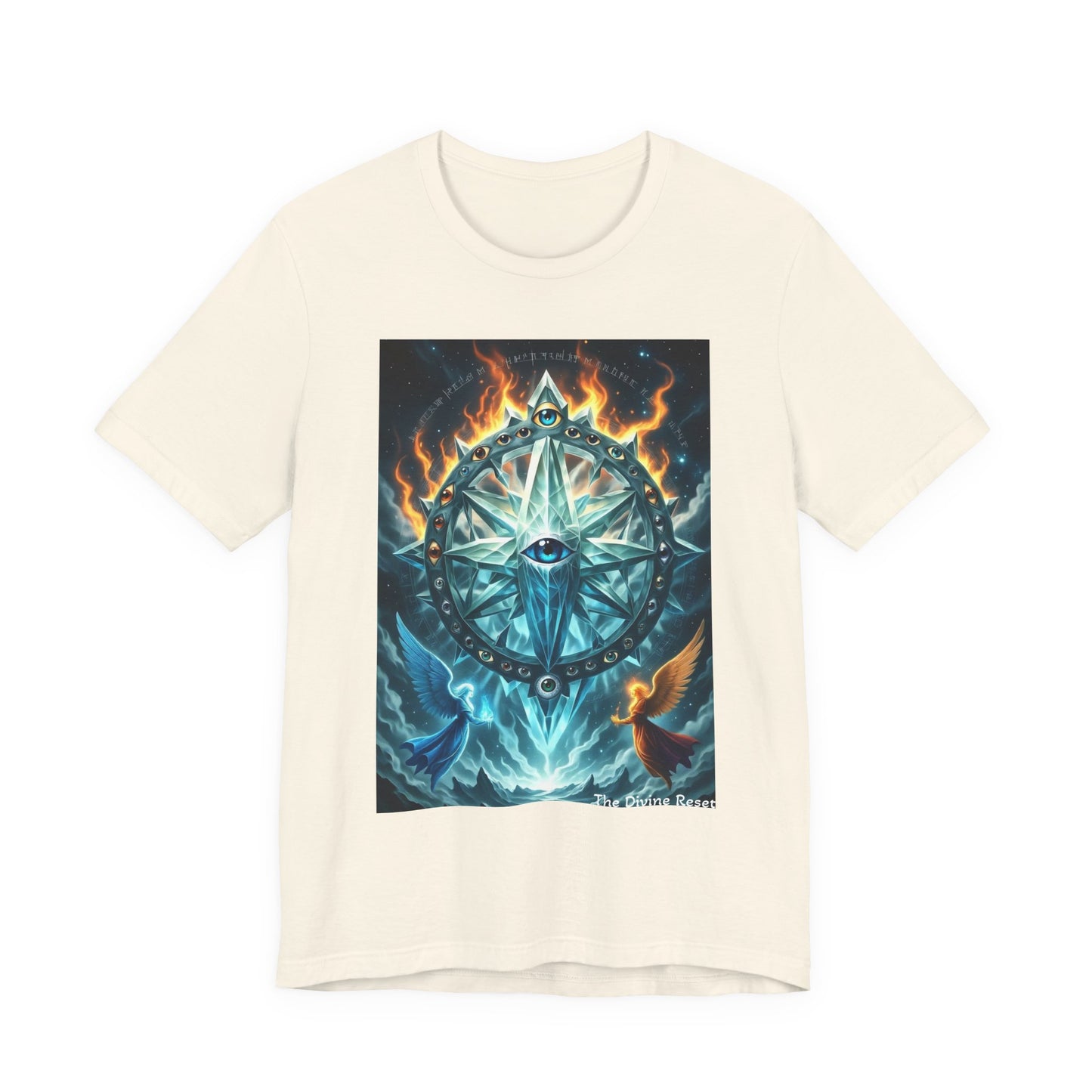 Mystical Compass Tee, Unisex Short Sleeve T-Shirt, Adventure Shirt, Boho Style Tee, Gift for Explorers, Casual Wear
