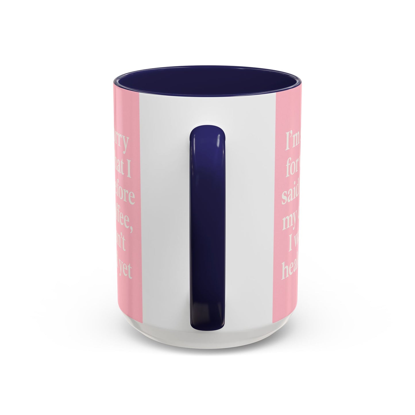 Coffee Lover's Healing Mug - Cute Gift for Friends, Inspirational Drinkware, Home Office Décor, Self-Care Humor, Uplifting Coffee Cup