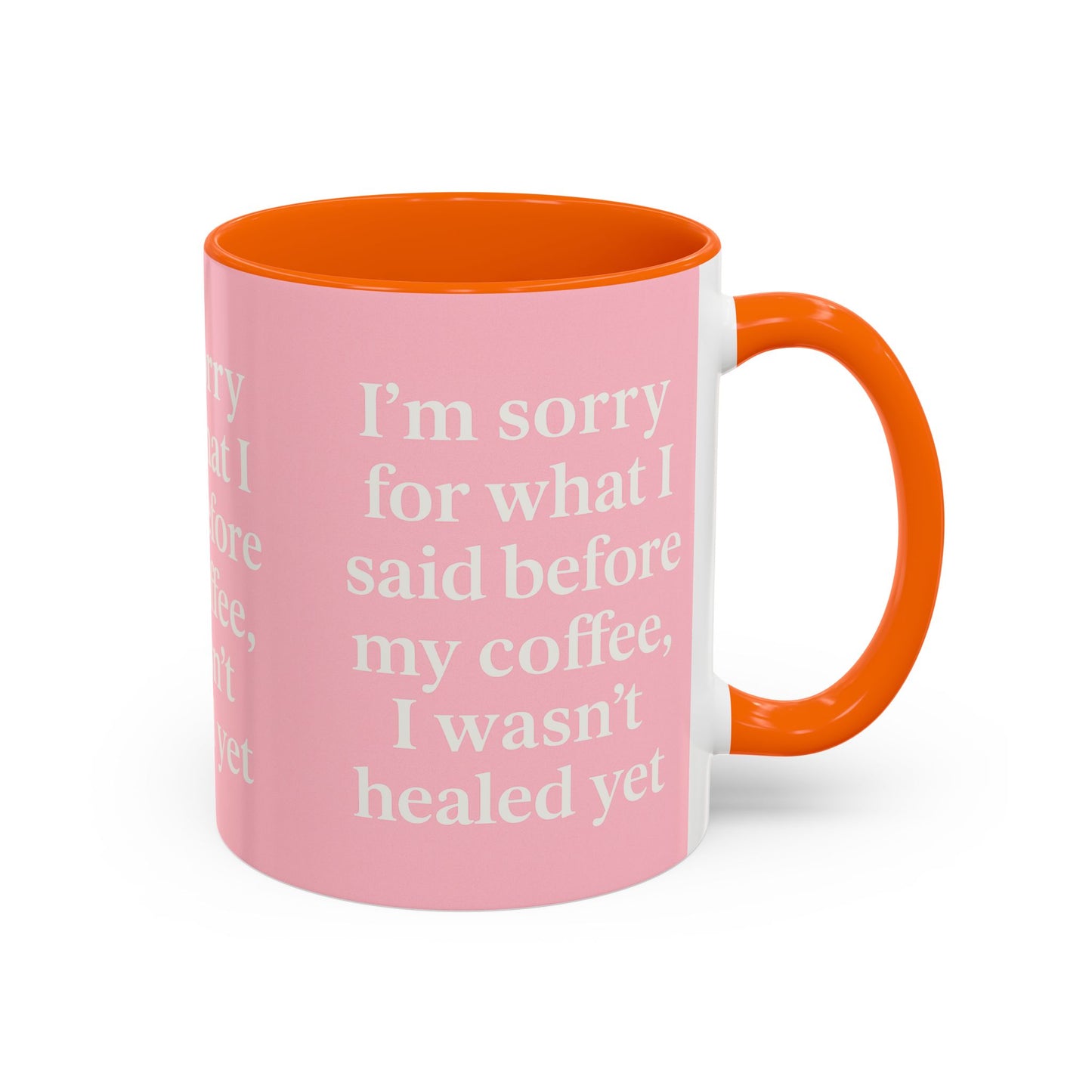 Coffee Lover's Healing Mug - Cute Gift for Friends, Inspirational Drinkware, Home Office Décor, Self-Care Humor, Uplifting Coffee Cup