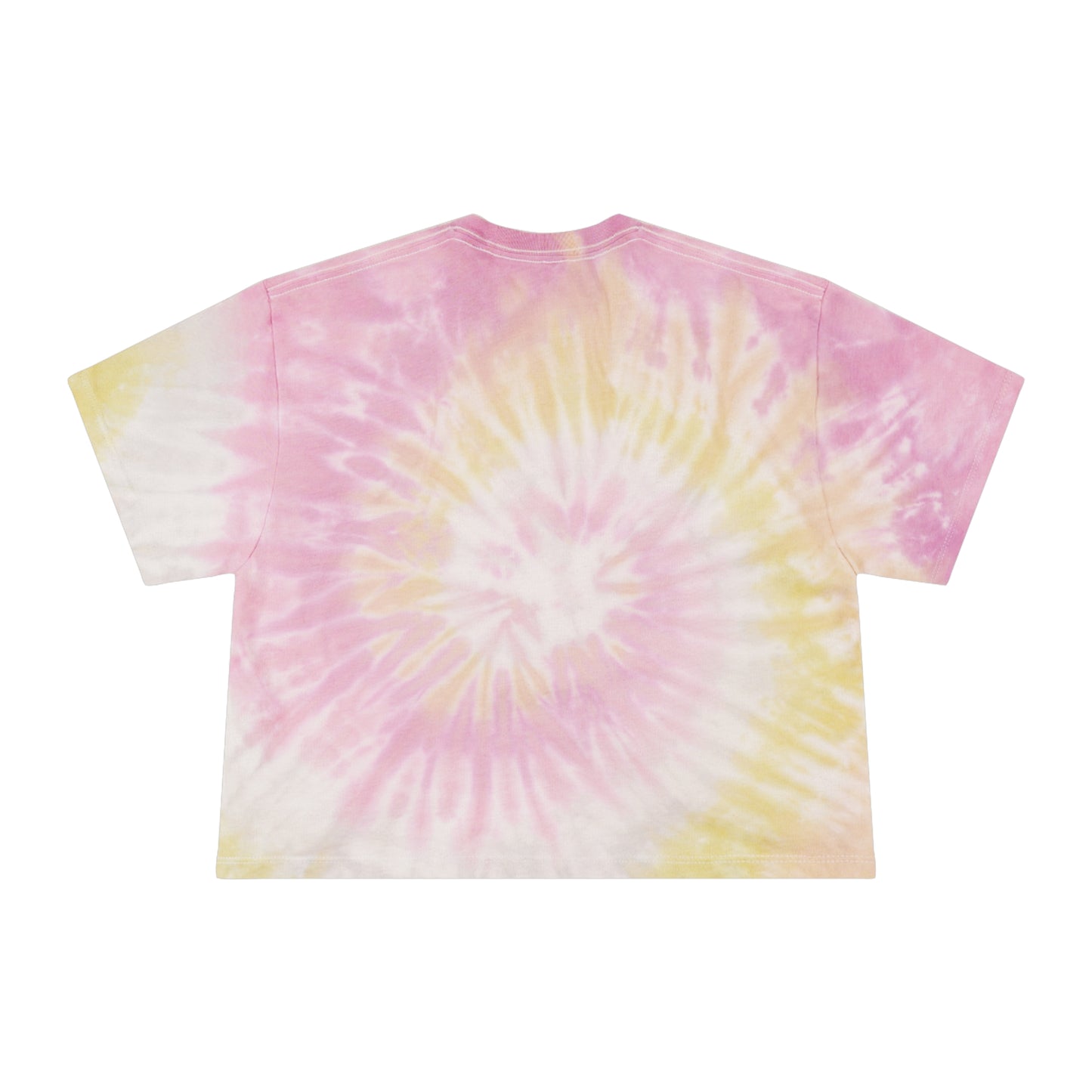 Flower Child Energy Only, Boho Chic Top, Summer Outfit, Festival Wear, Gift for Her, Casual Style- Women's Tie-Dye Crop Tee