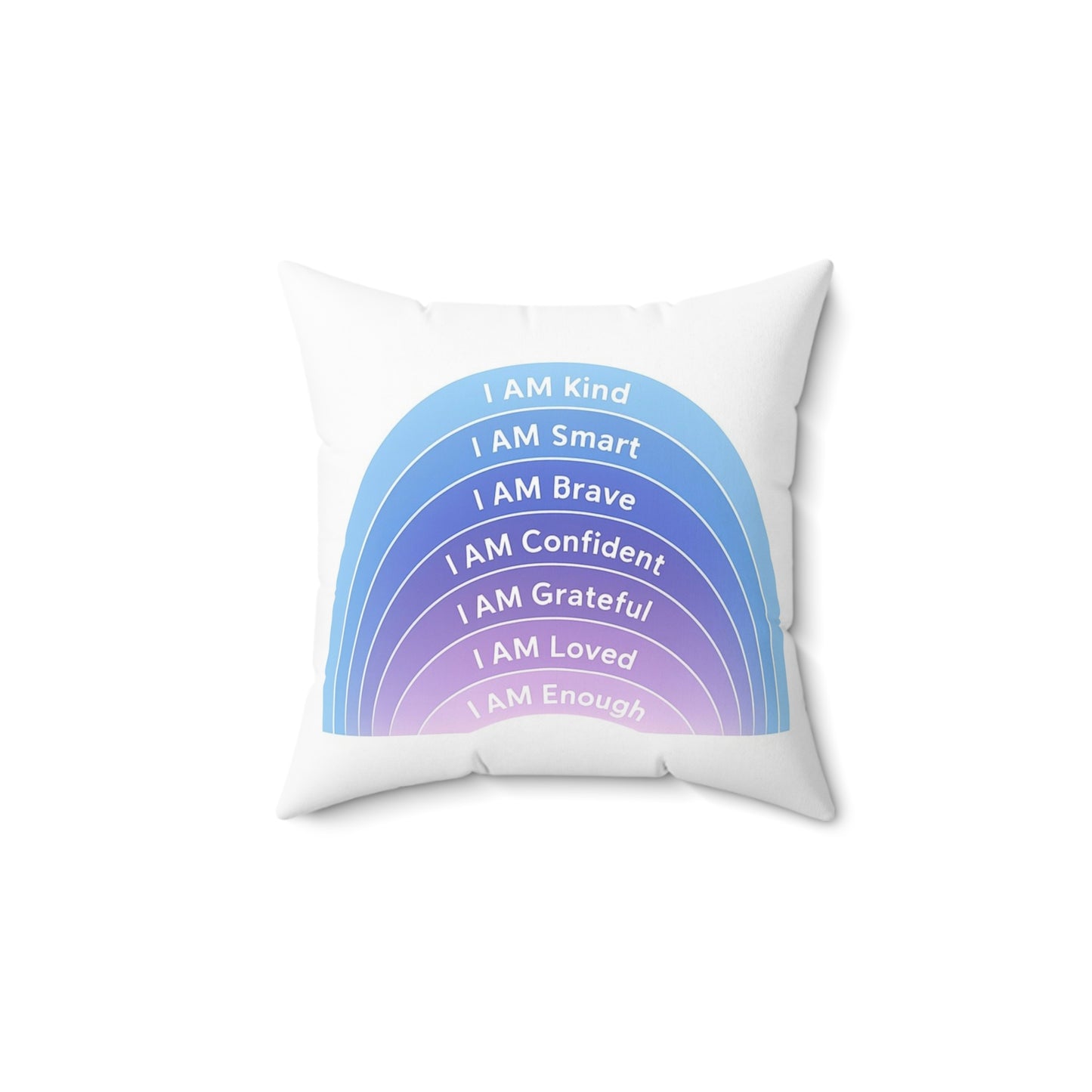 I AM- Positive Affirmation Pillow, Motivational Home Decor, Self-Love Gift, Inspirational Cushion, Relaxation, Cozy Living Room Decor