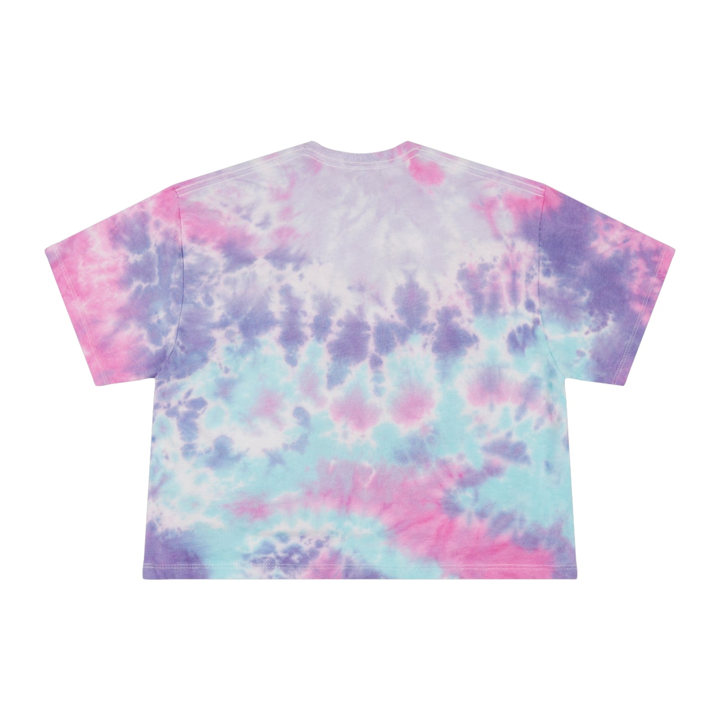 Flower Child Energy Only, Boho Chic Top, Summer Outfit, Festival Wear, Gift for Her, Casual Style- Women's Tie-Dye Crop Tee