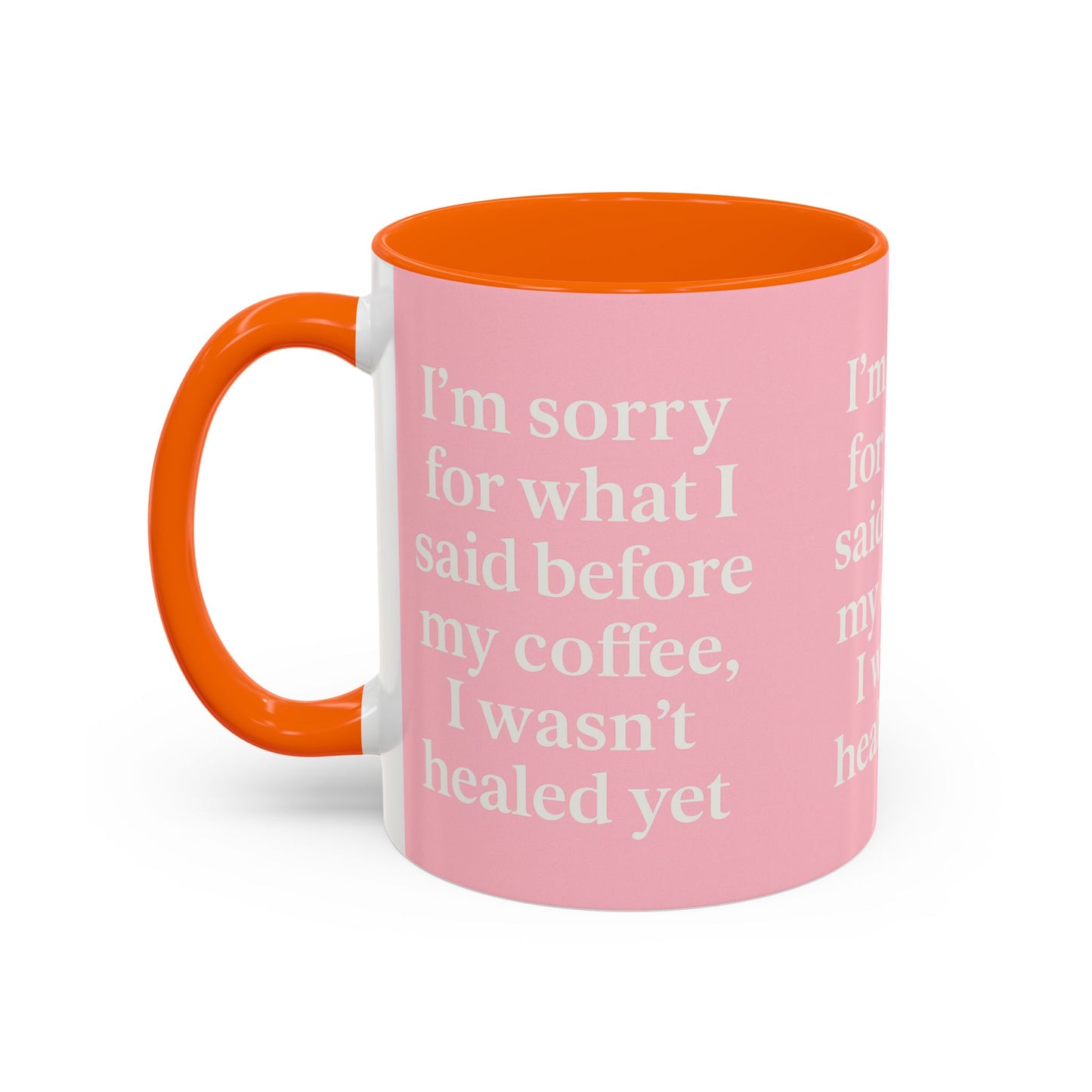 Coffee Lover's Healing Mug - Cute Gift for Friends, Inspirational Drinkware, Home Office Décor, Self-Care Humor, Uplifting Coffee Cup
