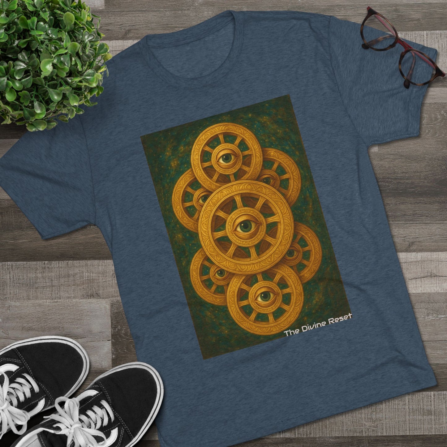 Angel Rings Tee - Unisex Tri-Blend Crew