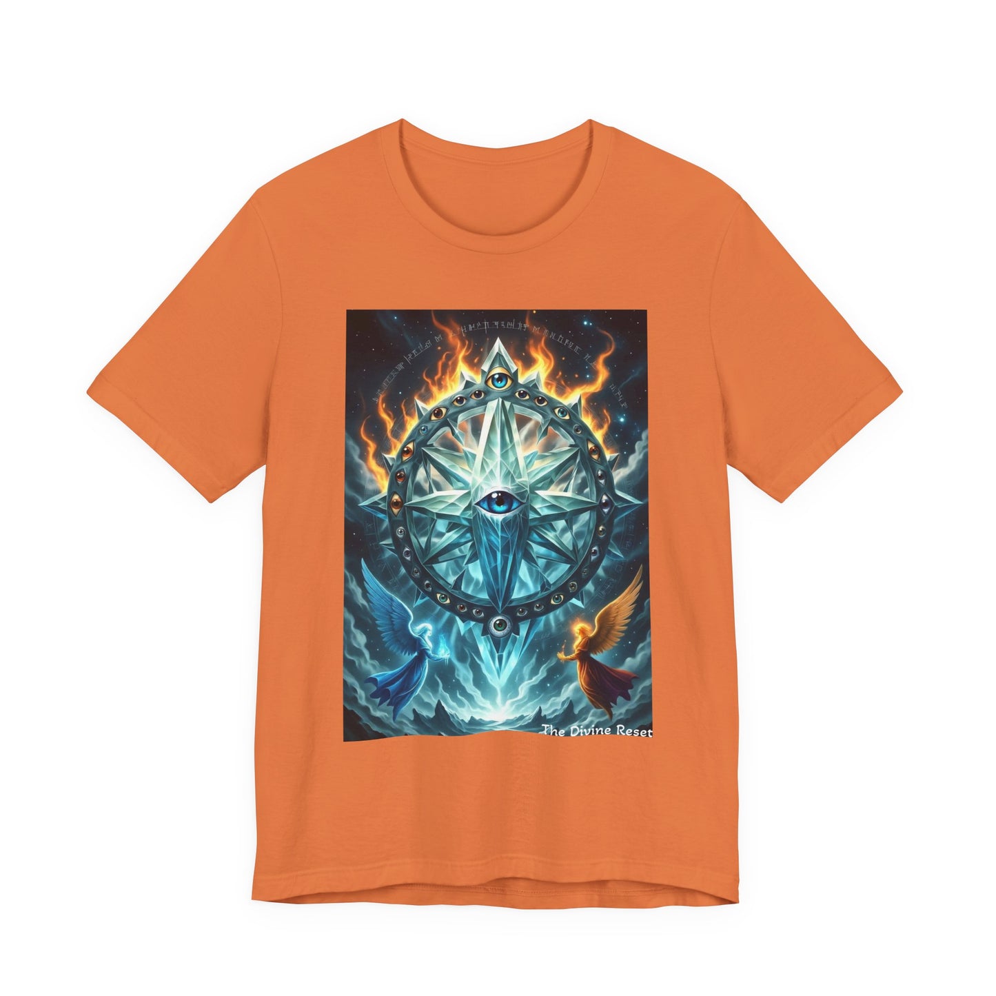 Mystical Compass Tee, Unisex Short Sleeve T-Shirt, Adventure Shirt, Boho Style Tee, Gift for Explorers, Casual Wear