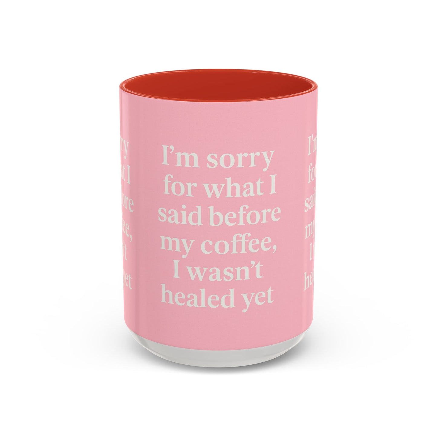 Coffee Lover's Healing Mug - Cute Gift for Friends, Inspirational Drinkware, Home Office Décor, Self-Care Humor, Uplifting Coffee Cup