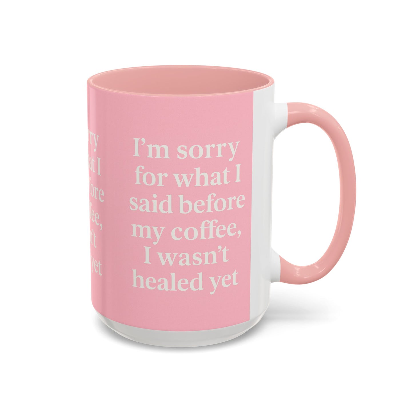 Coffee Lover's Healing Mug - Cute Gift for Friends, Inspirational Drinkware, Home Office Décor, Self-Care Humor, Uplifting Coffee Cup