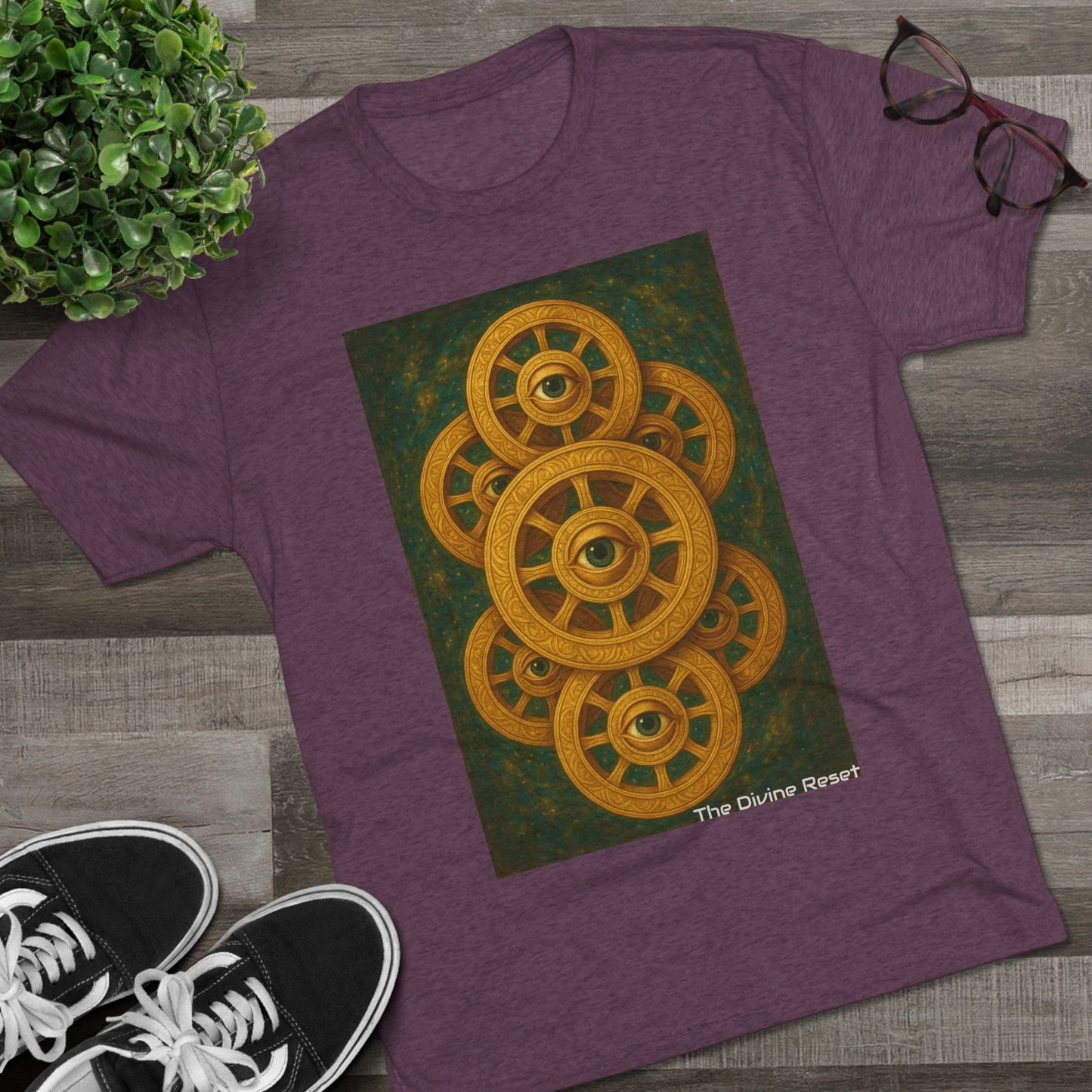 Angel Rings Tee - Unisex Tri-Blend Crew