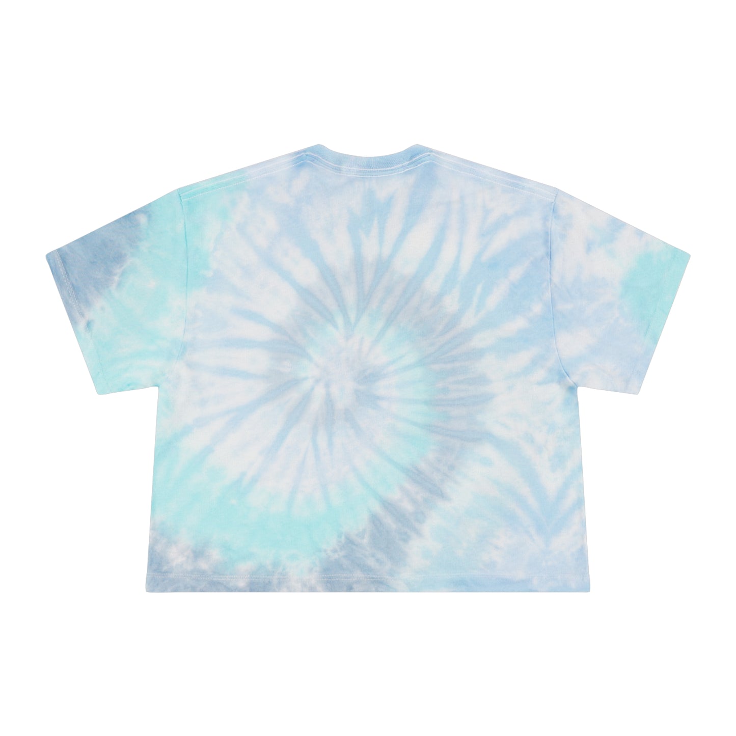 Flower Child Energy Only, Boho Chic Top, Summer Outfit, Festival Wear, Gift for Her, Casual Style- Women's Tie-Dye Crop Tee