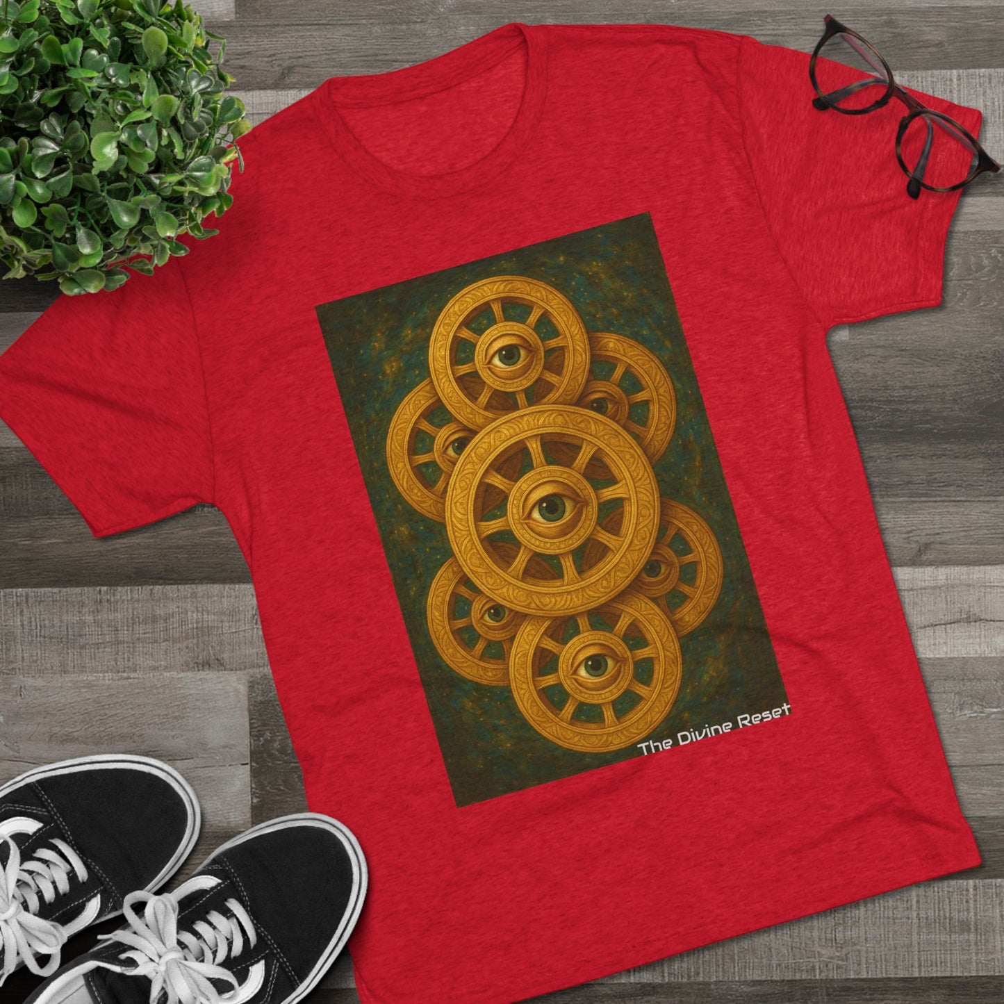 Angel Rings Tee - Unisex Tri-Blend Crew