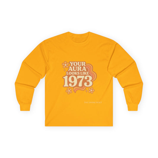 Retro Aura 1973 Long Sleeve Tee for Unisex