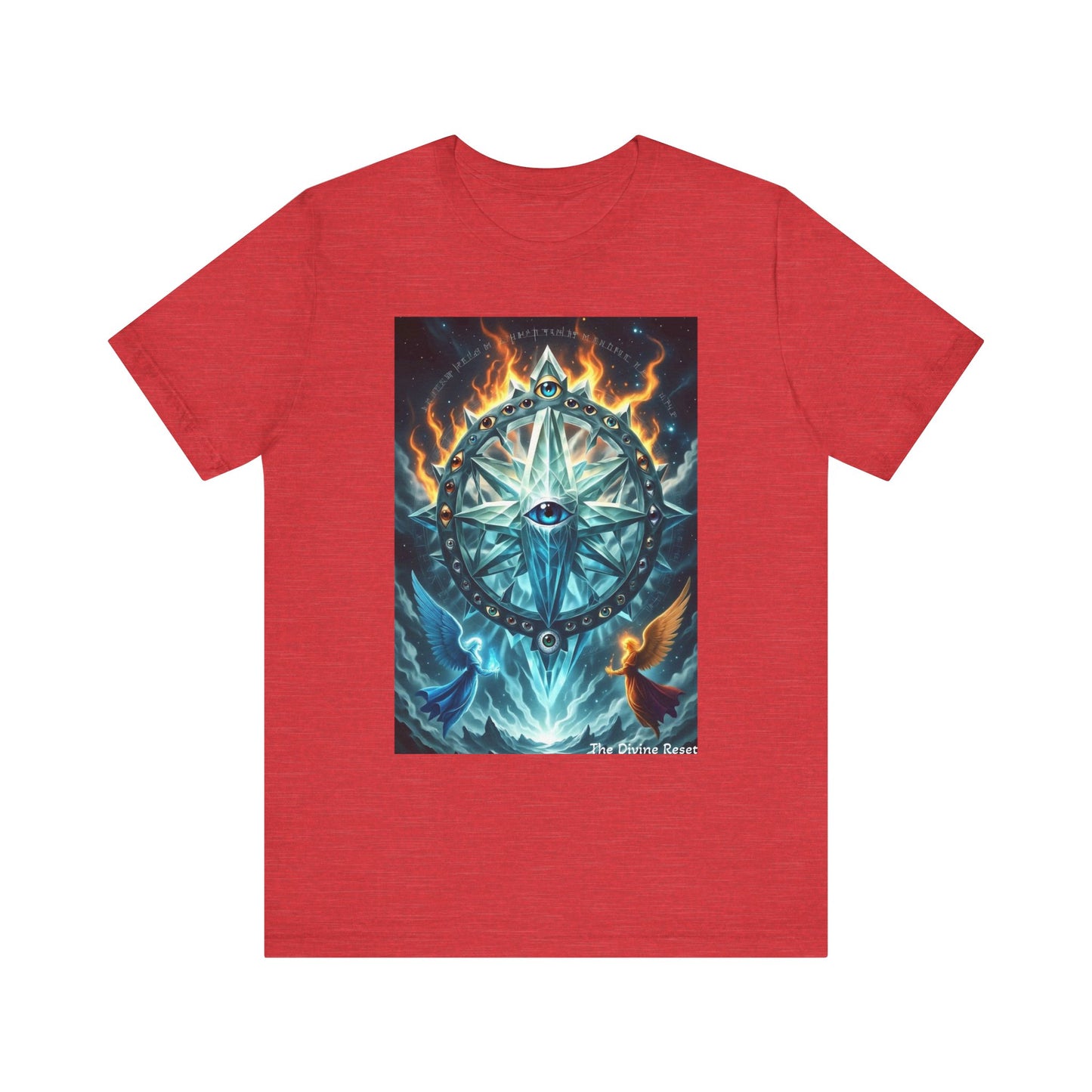 Mystical Compass Tee, Unisex Short Sleeve T-Shirt, Adventure Shirt, Boho Style Tee, Gift for Explorers, Casual Wear