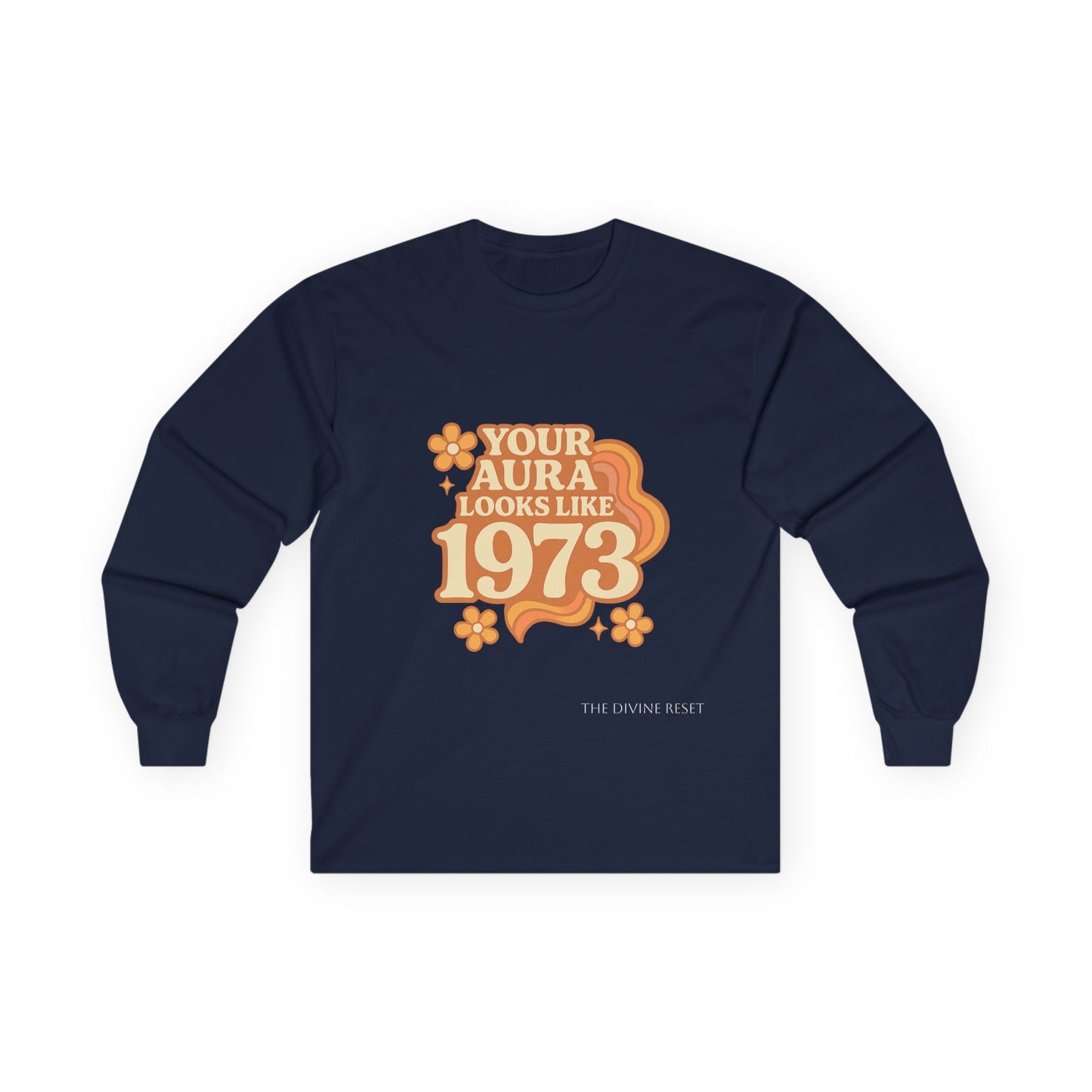 Retro Aura 1973 Long Sleeve Tee for Unisex