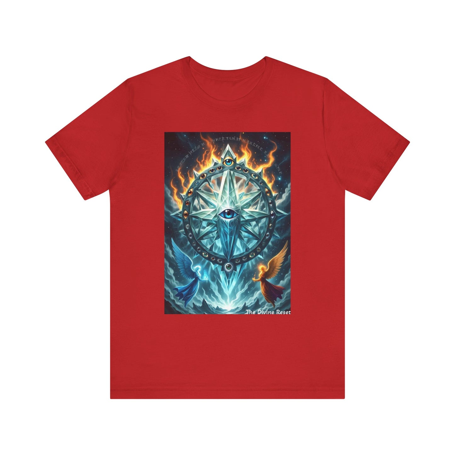 Mystical Compass Tee, Unisex Short Sleeve T-Shirt, Adventure Shirt, Boho Style Tee, Gift for Explorers, Casual Wear