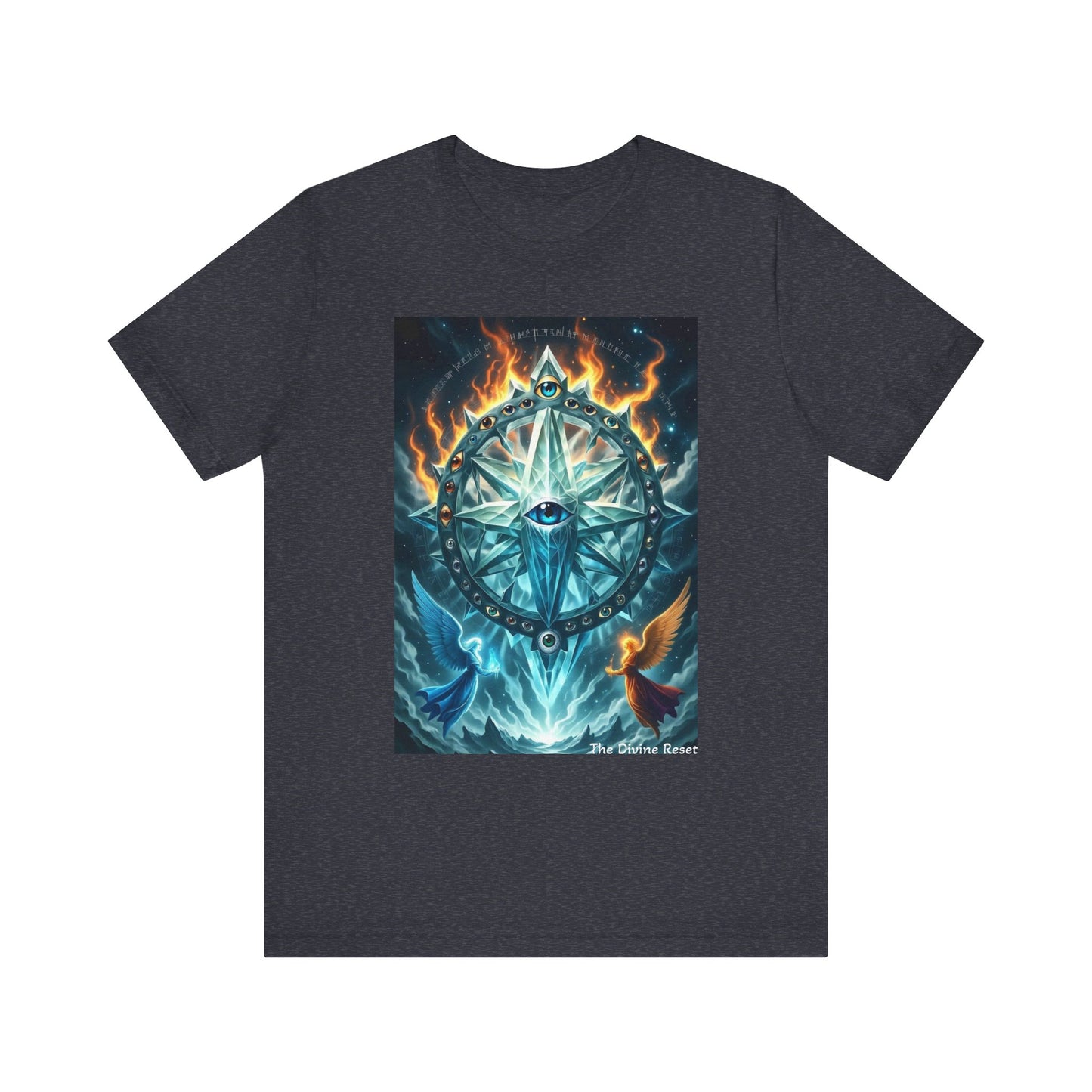 Mystical Compass Tee, Unisex Short Sleeve T-Shirt, Adventure Shirt, Boho Style Tee, Gift for Explorers, Casual Wear