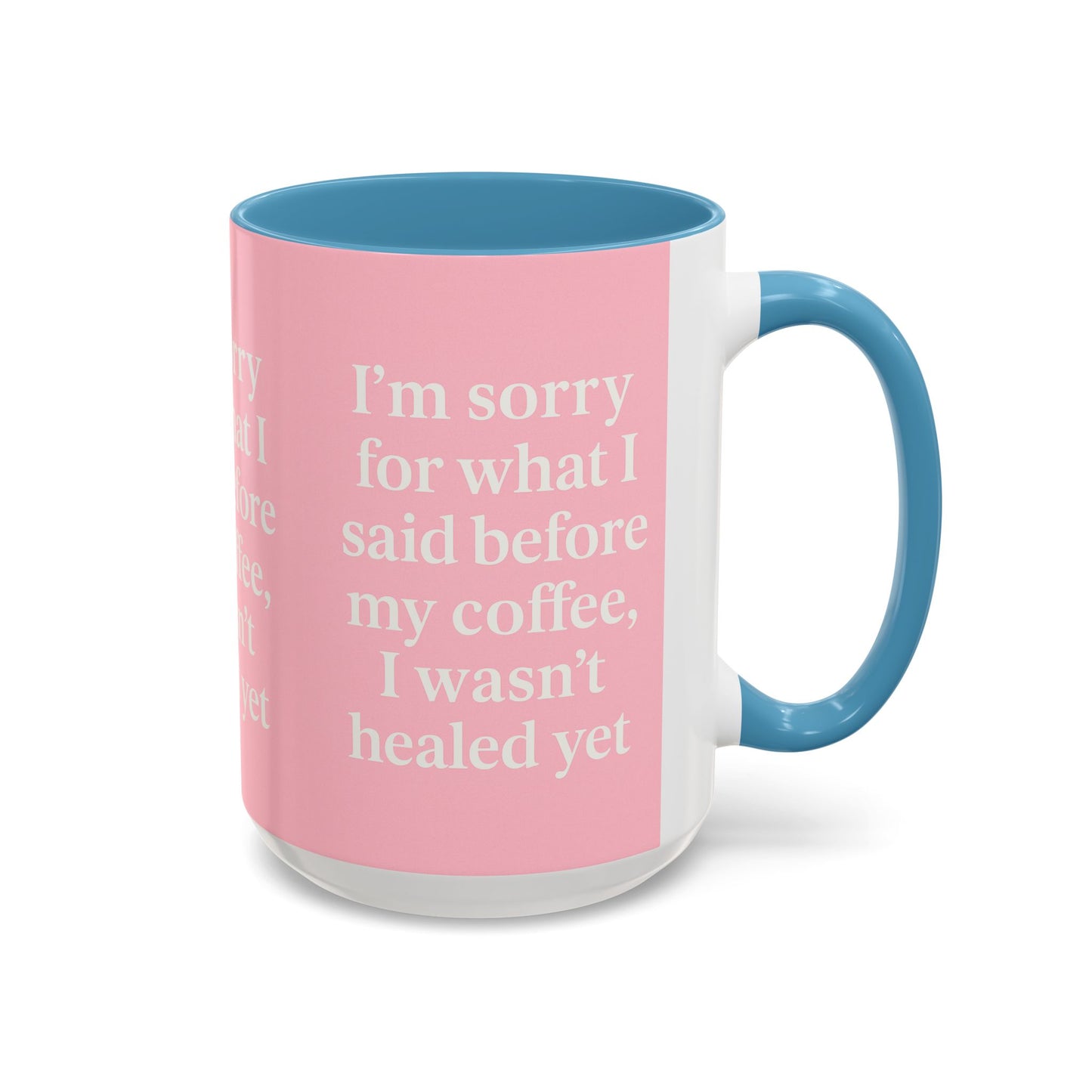 Coffee Lover's Healing Mug - Cute Gift for Friends, Inspirational Drinkware, Home Office Décor, Self-Care Humor, Uplifting Coffee Cup