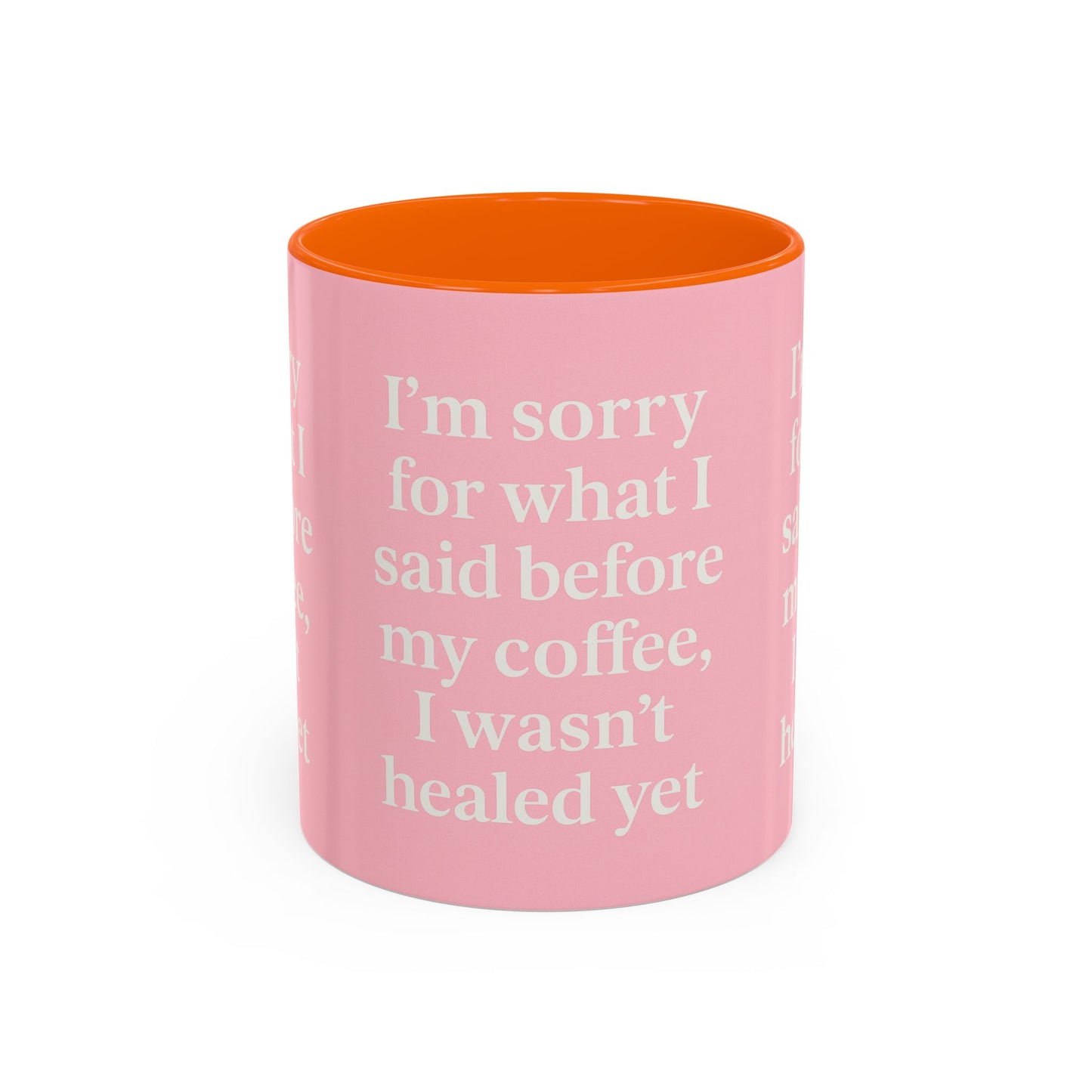 Coffee Lover's Healing Mug - Cute Gift for Friends, Inspirational Drinkware, Home Office Décor, Self-Care Humor, Uplifting Coffee Cup