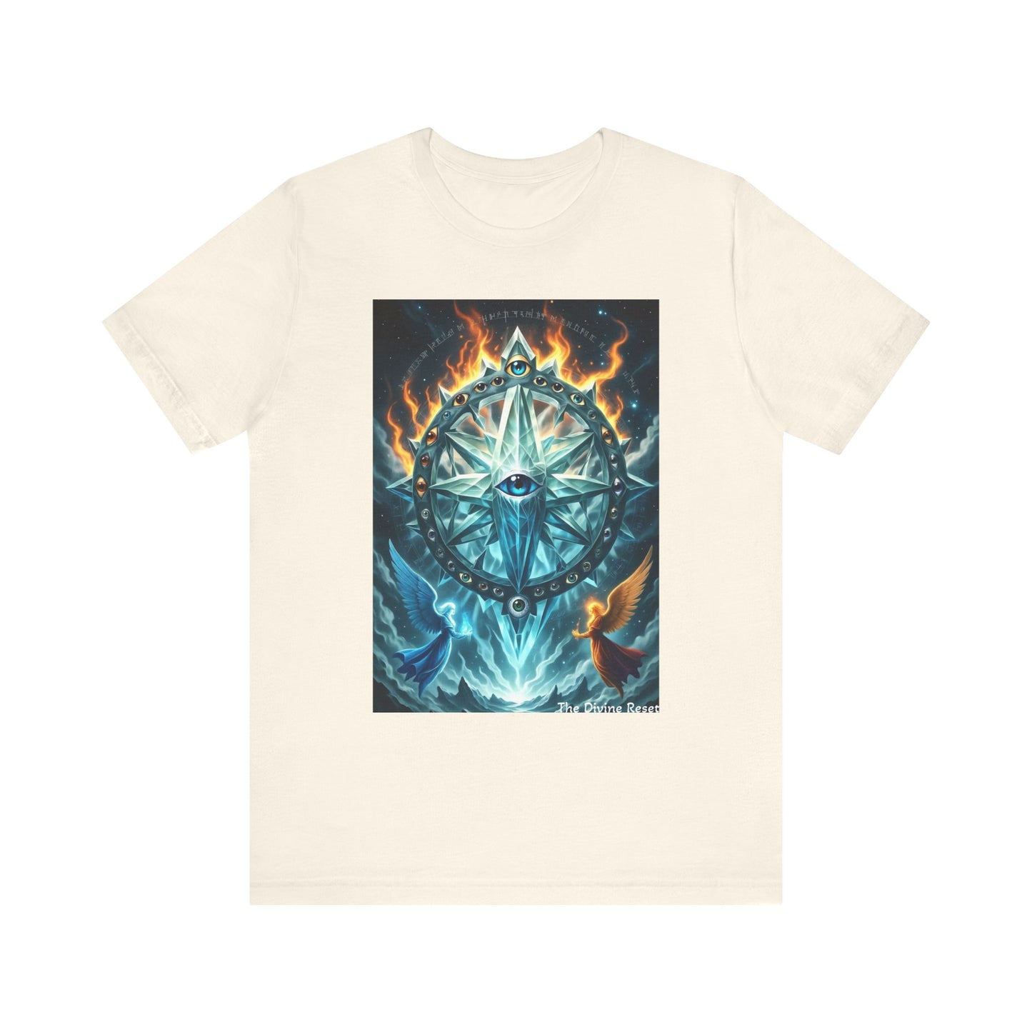 Mystical Compass Tee, Unisex Short Sleeve T-Shirt, Adventure Shirt, Boho Style Tee, Gift for Explorers, Casual Wear