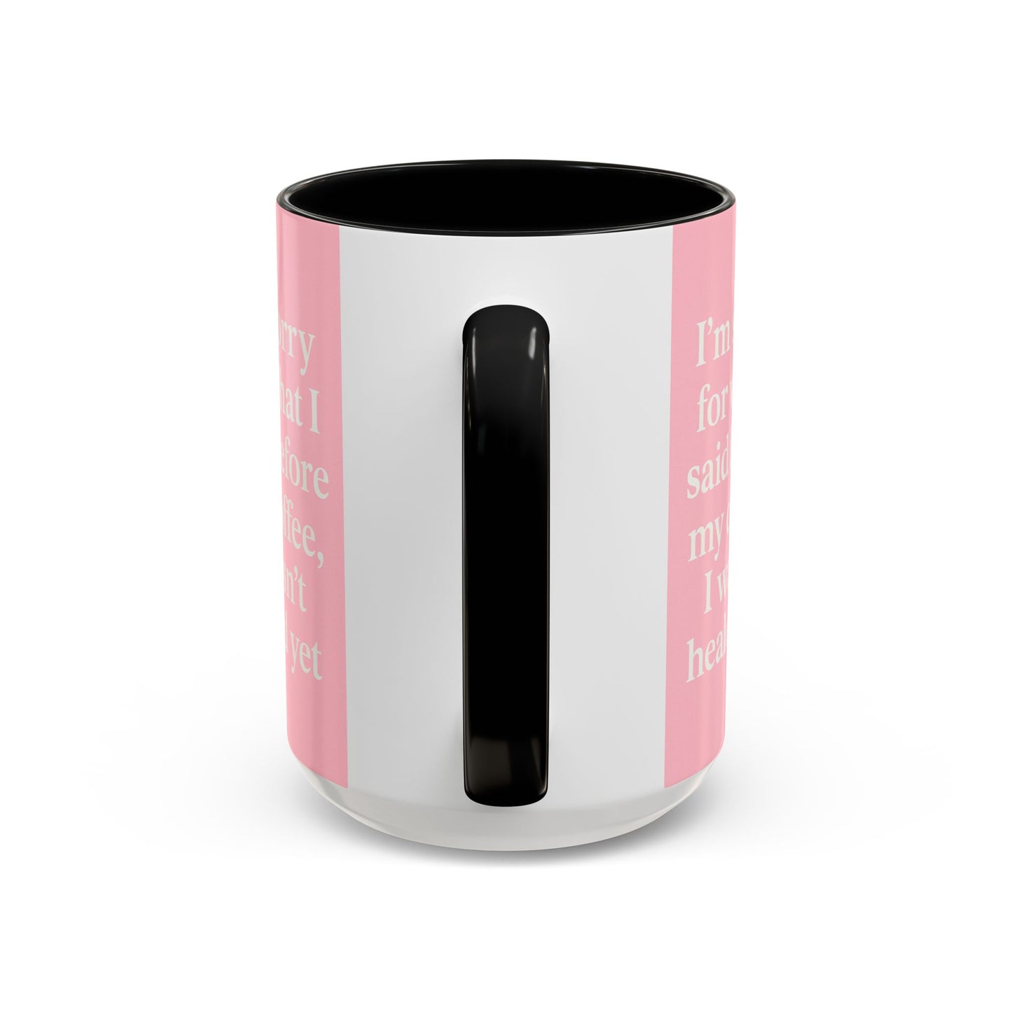 Coffee Lover's Healing Mug - Cute Gift for Friends, Inspirational Drinkware, Home Office Décor, Self-Care Humor, Uplifting Coffee Cup