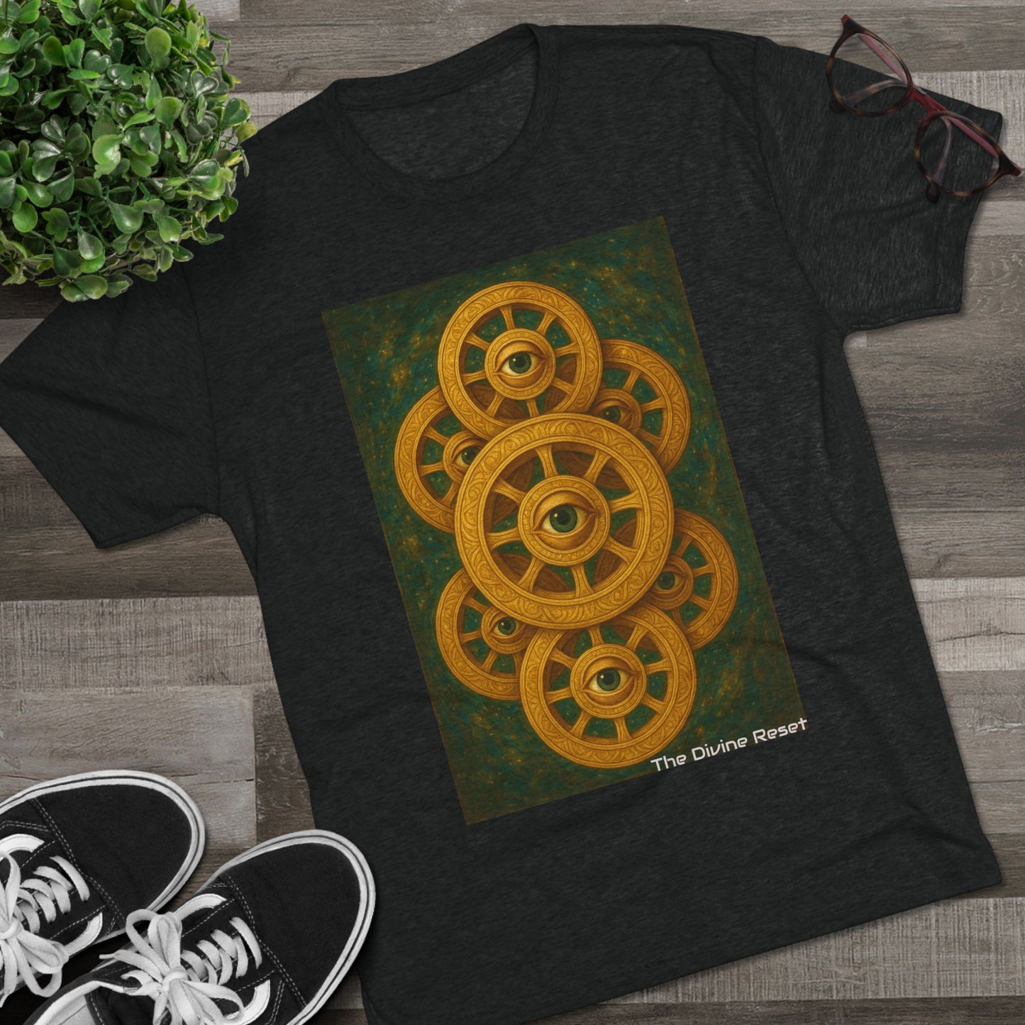 Angel Rings Tee - Unisex Tri-Blend Crew