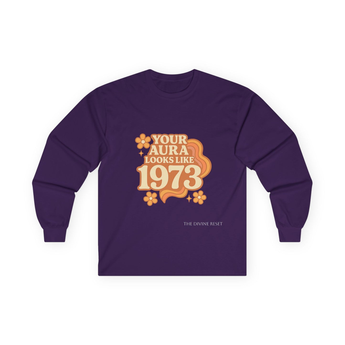 Retro Aura 1973 Long Sleeve Tee for Unisex