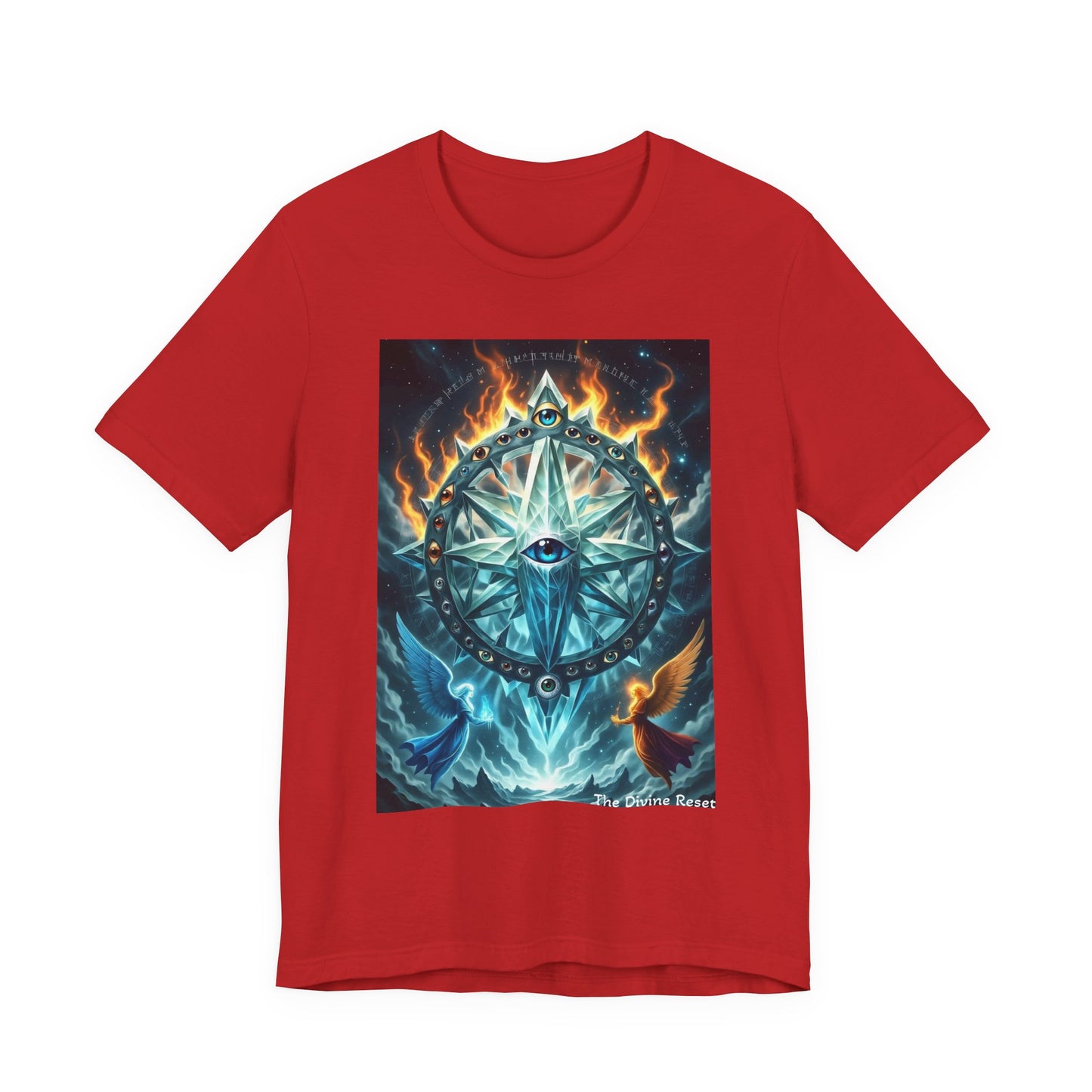 Mystical Compass Tee, Unisex Short Sleeve T-Shirt, Adventure Shirt, Boho Style Tee, Gift for Explorers, Casual Wear