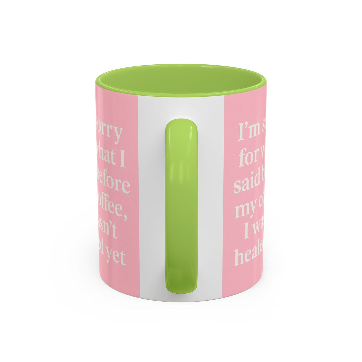 Coffee Lover's Healing Mug - Cute Gift for Friends, Inspirational Drinkware, Home Office Décor, Self-Care Humor, Uplifting Coffee Cup