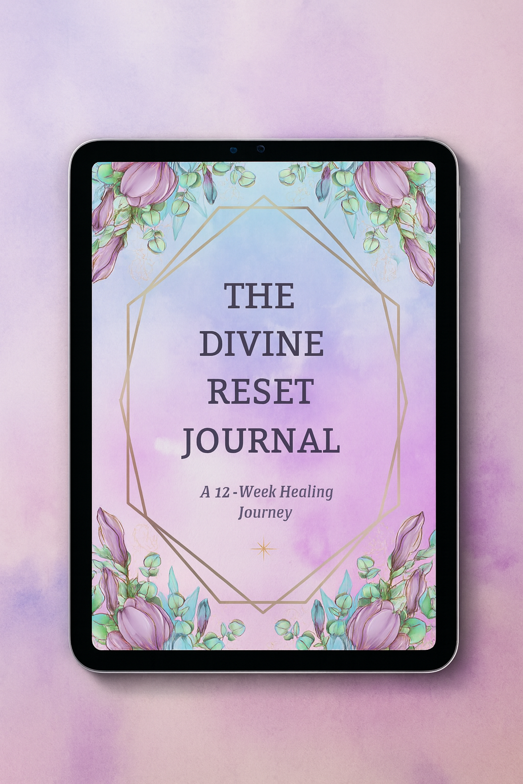 The Divine Reset™ 12-Week Healing & Reflection Journal (6×9 Digital Download)