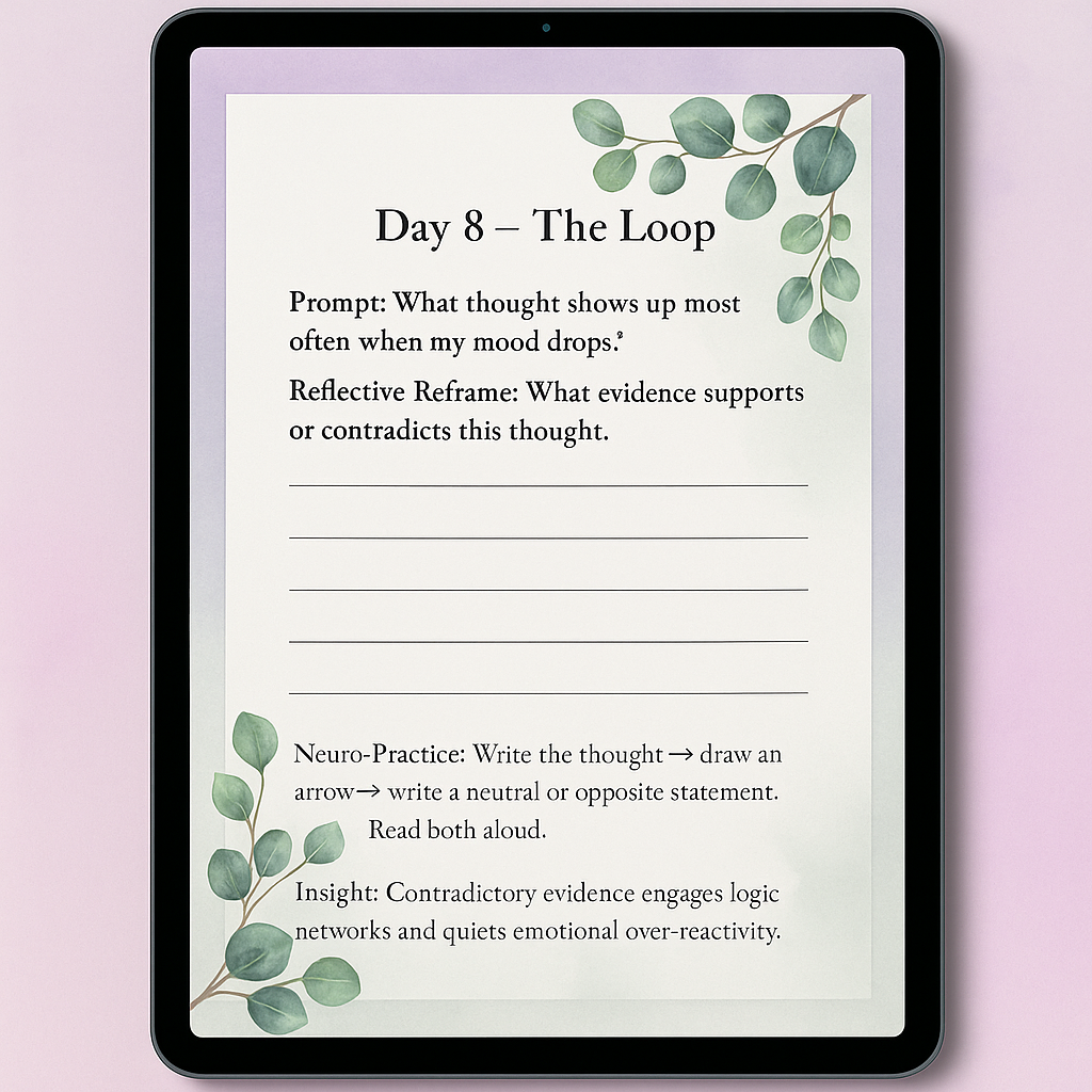 The Divine Reset™ 12-Week Healing & Reflection Journal (6×9 Digital Download)