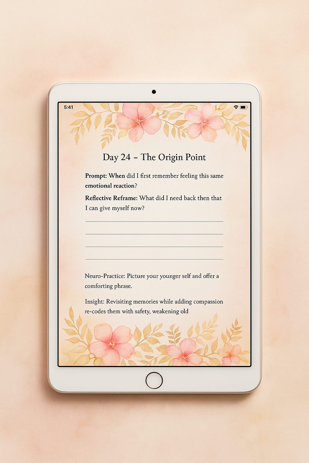 The Divine Reset™ 12-Week Healing & Reflection Journal (6×9 Digital Download)