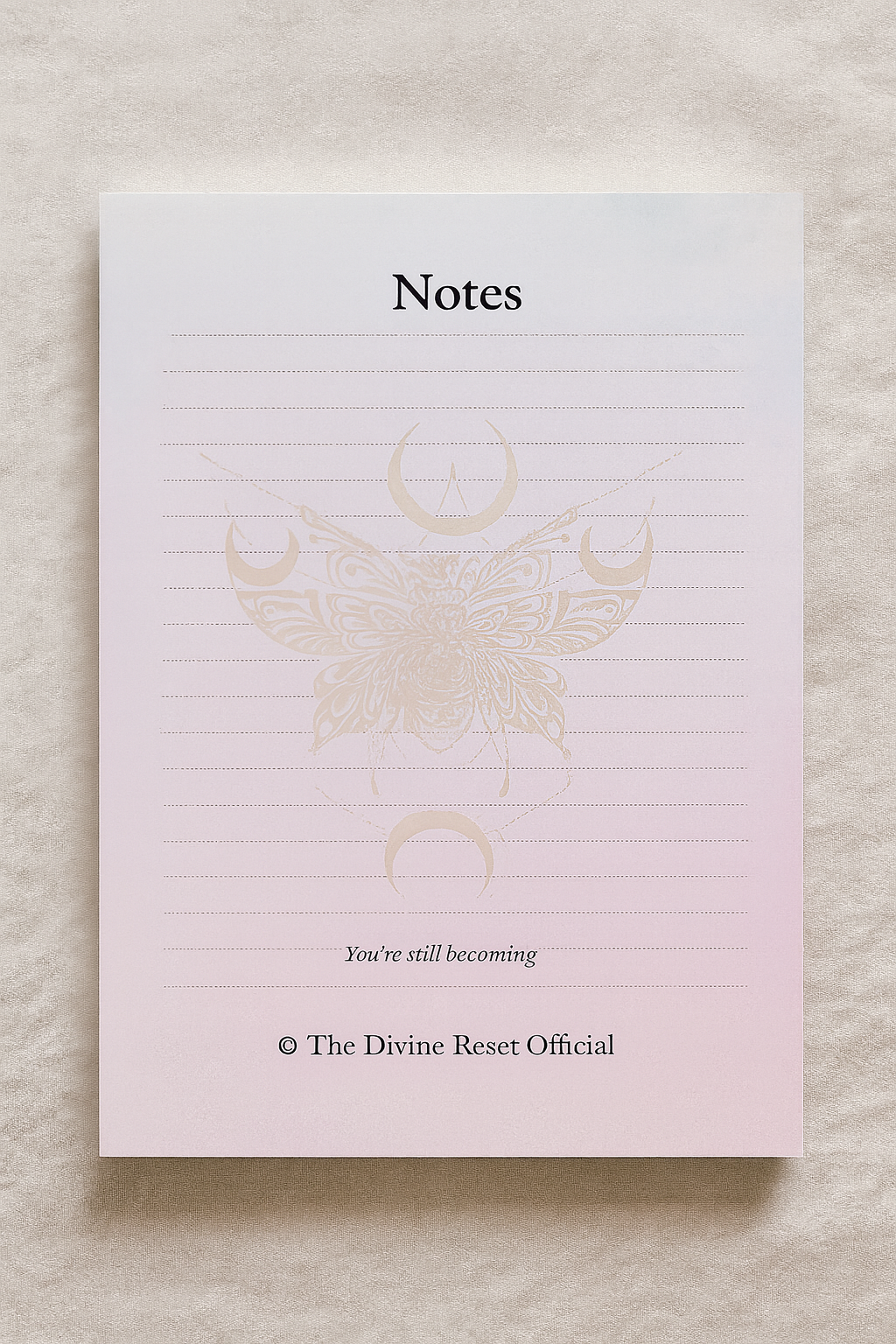 The Divine Reset™ 12-Week Healing & Reflection Journal (6×9 Digital Download)
