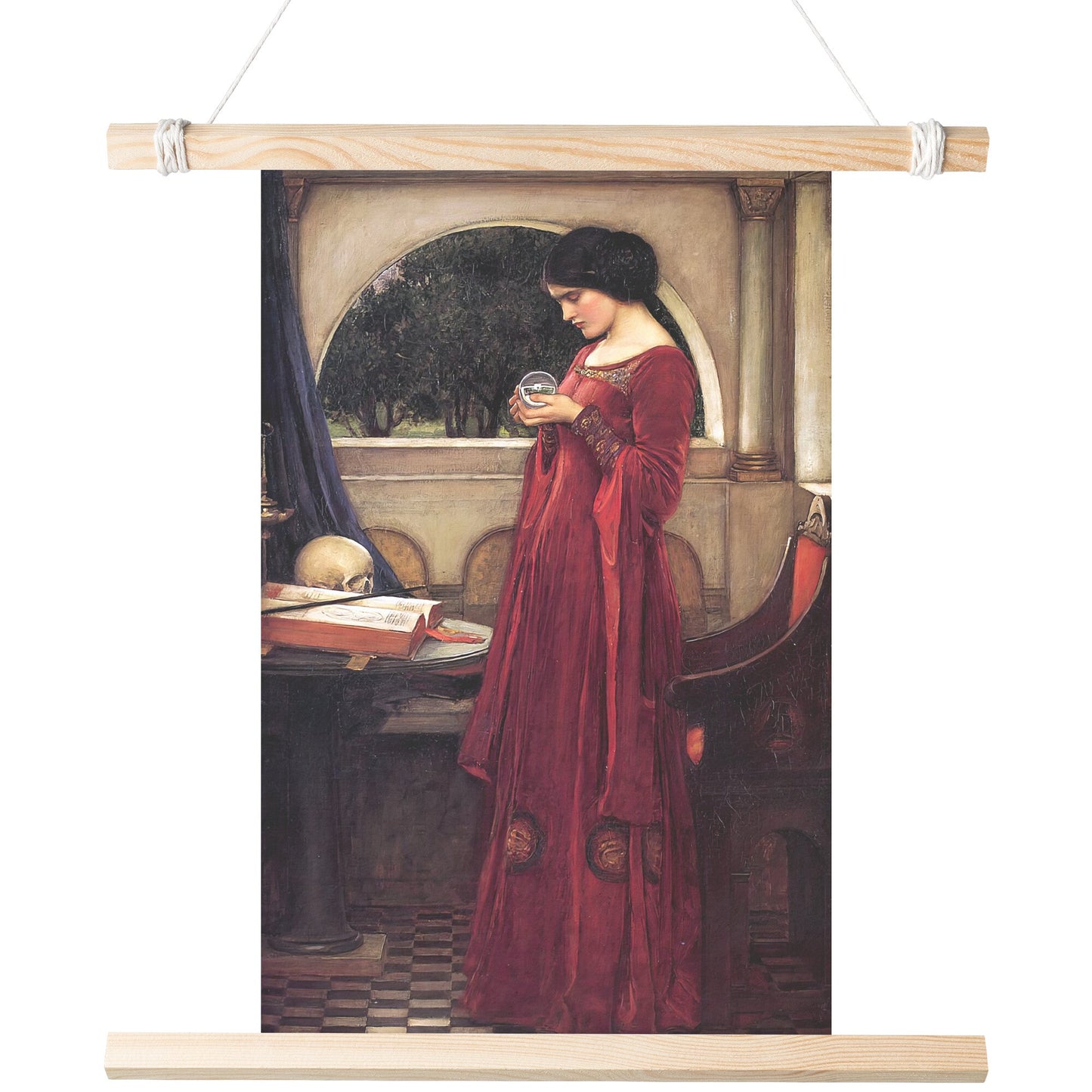 "The Crystal Ball" by John William Waterhouse Matte Poster