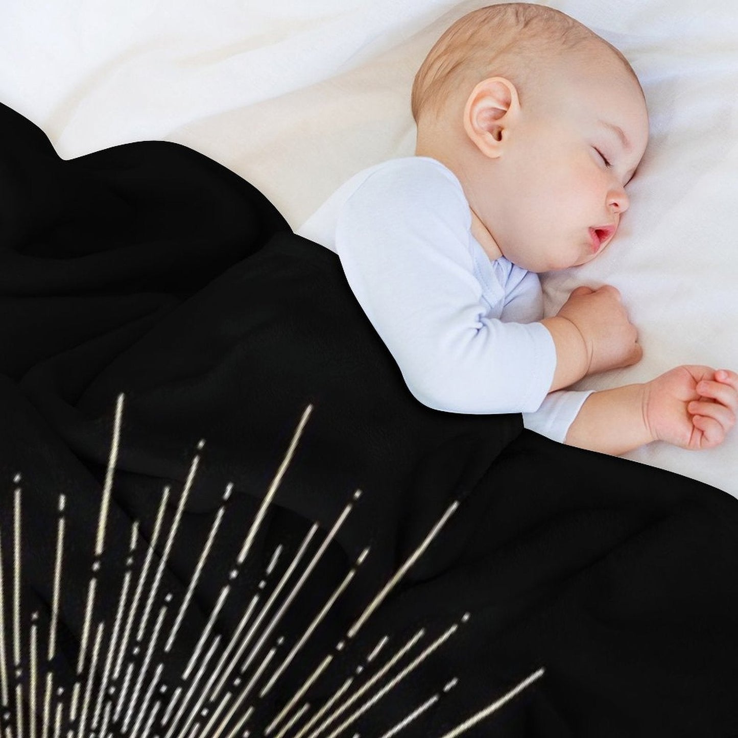 Darklina Moon Throw Blanket